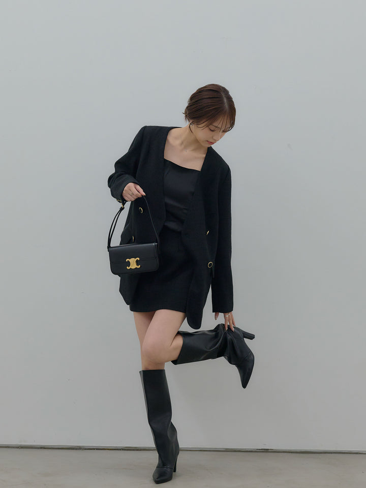 【Essential】ツイードミニスカート