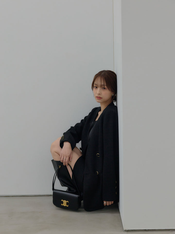 【Essential】ツイードミニスカート