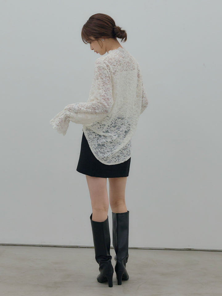 【Essential】ツイードミニスカート