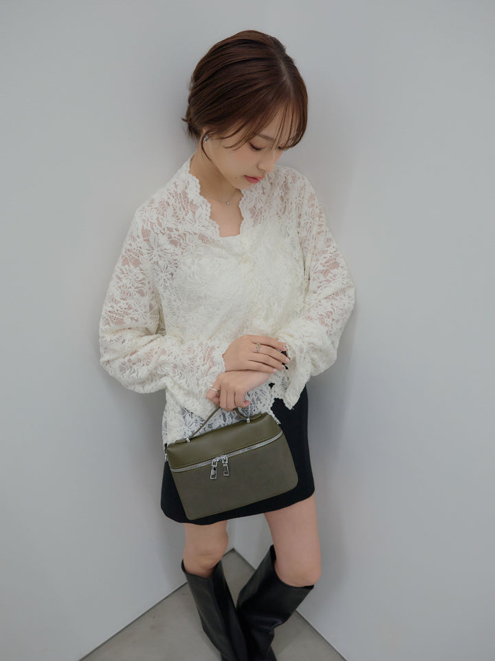 【Essential】ツイードミニスカート