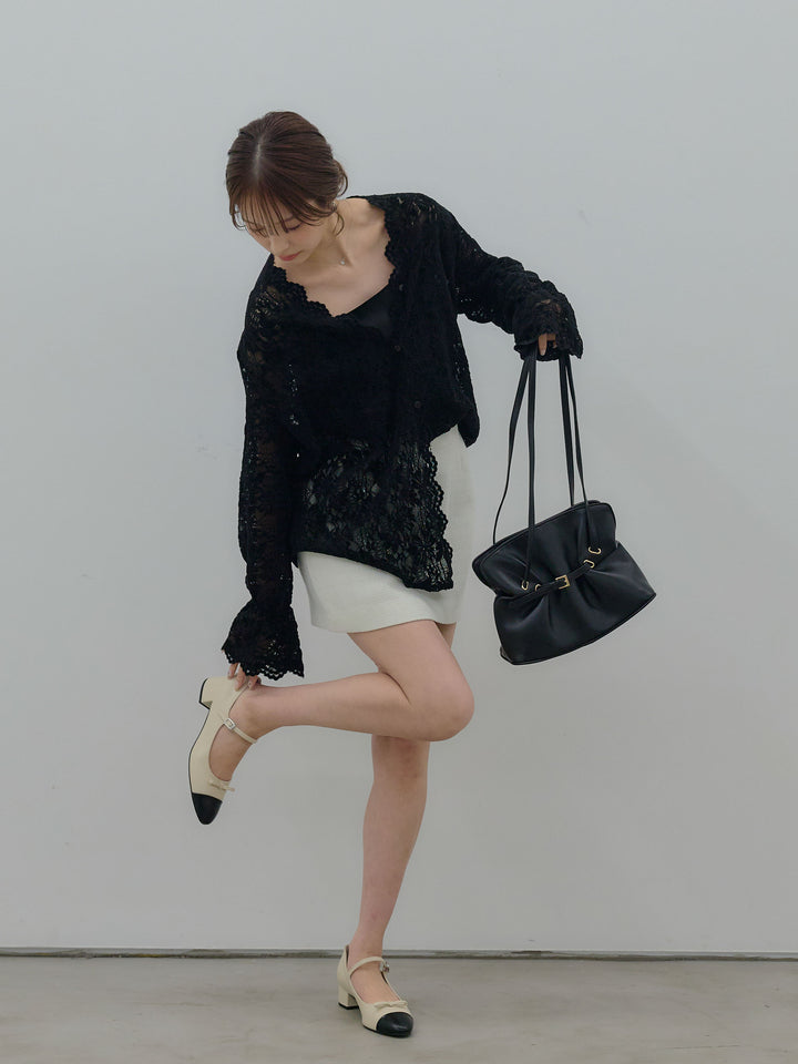 【Essential】ツイードミニスカート