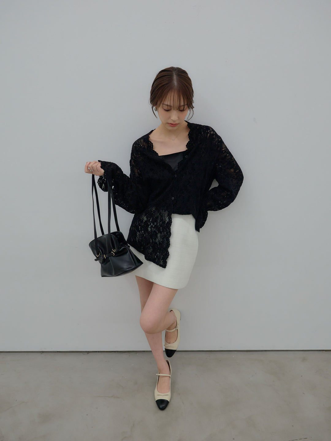 【Essential】ツイードミニスカート