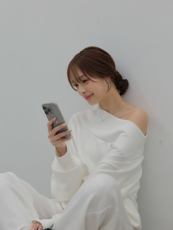 ハイウエストスムースパンツ