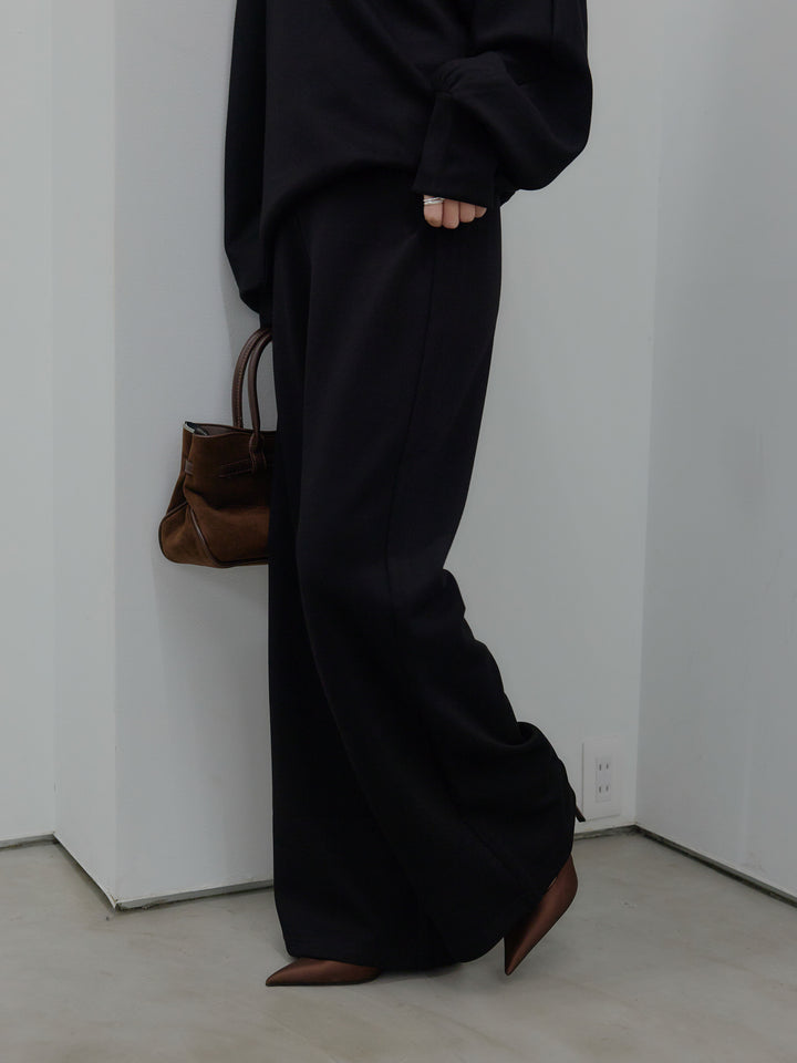 ハイウエストスムースパンツ