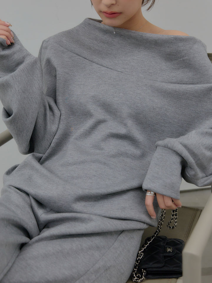 ハイウエストスムースパンツ