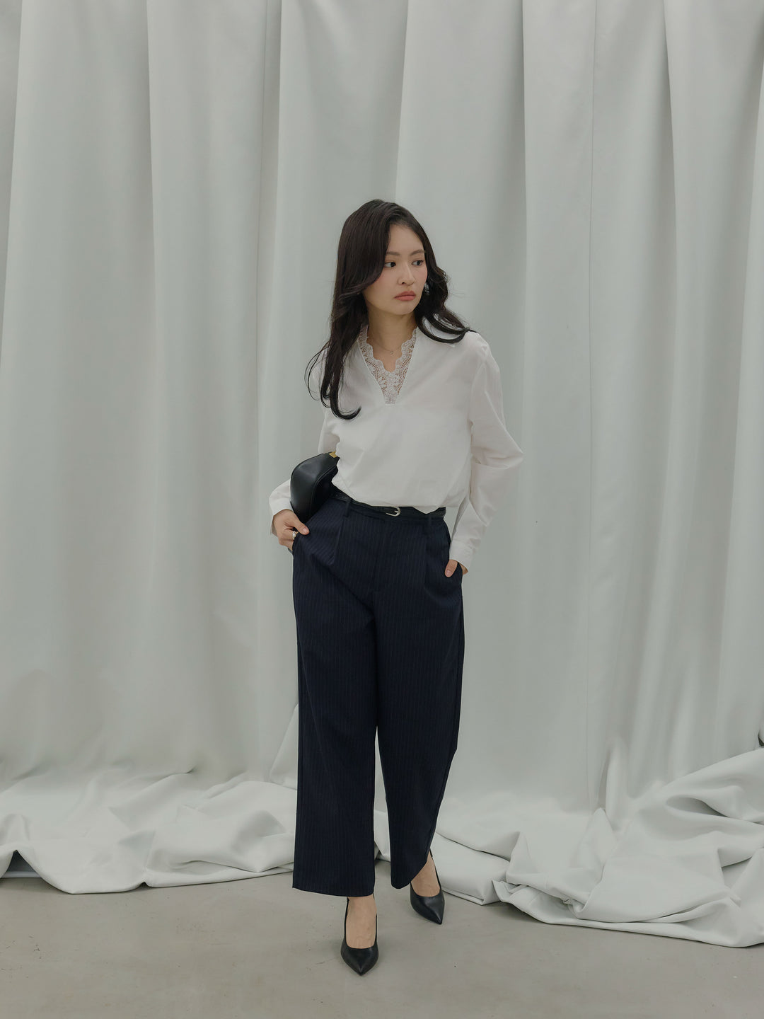 【Essential】Authentic straight pants