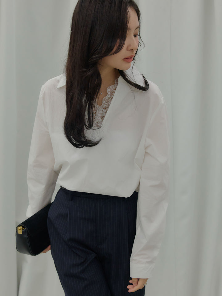 【Essential】Authentic straight pants