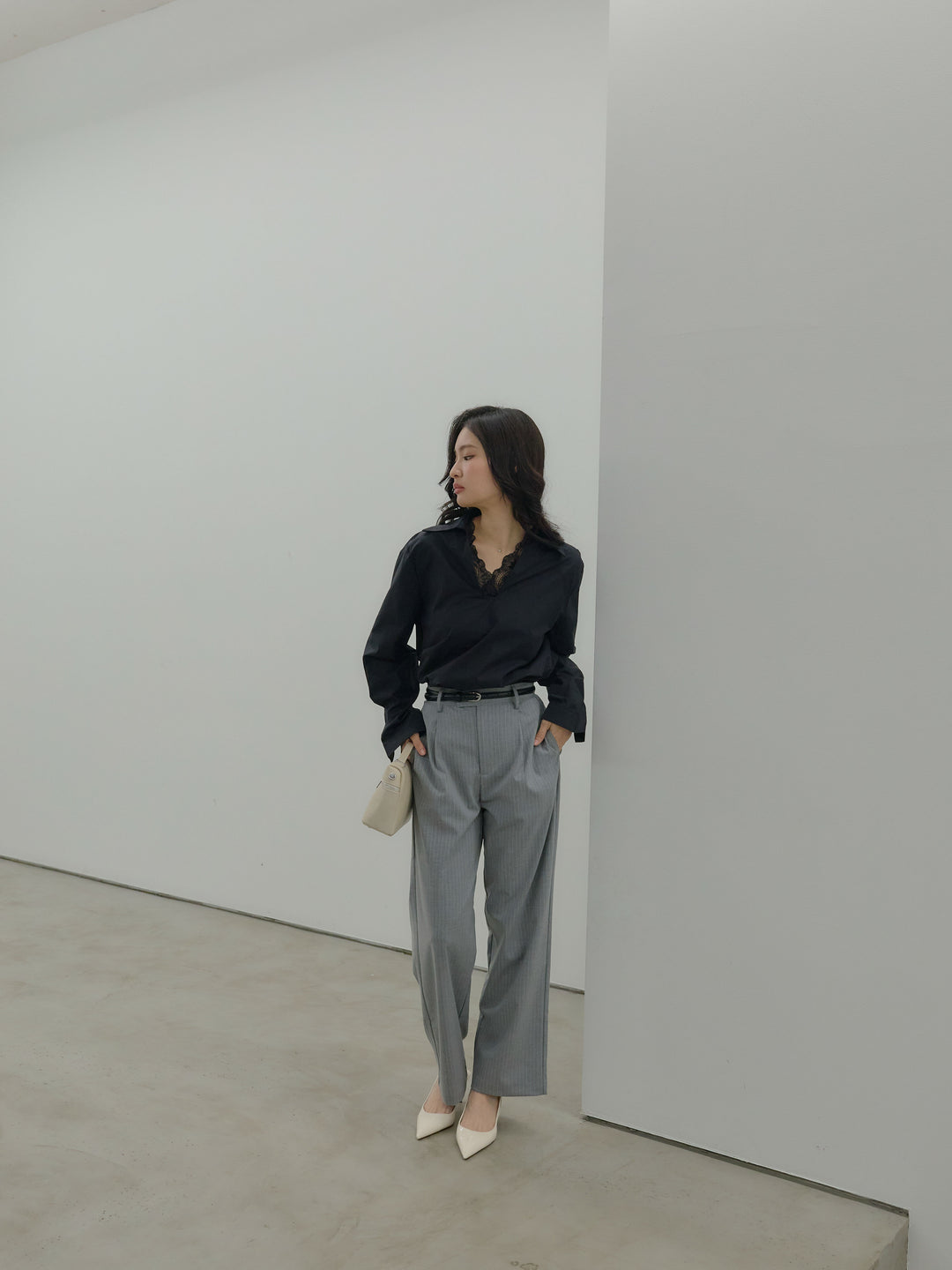 【Essential】Authentic straight pants