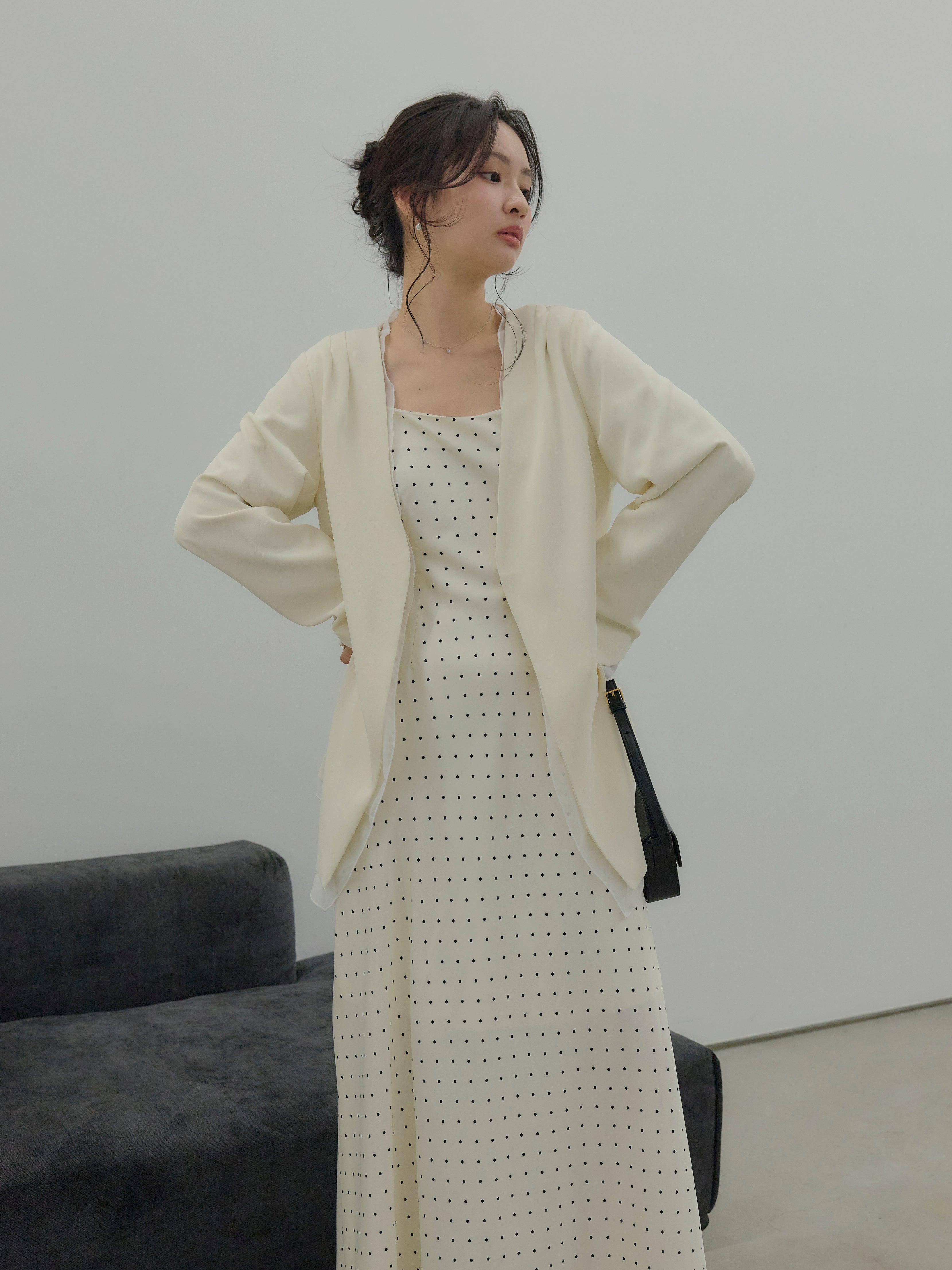 Essential】Tulle layered over jacket – nairo