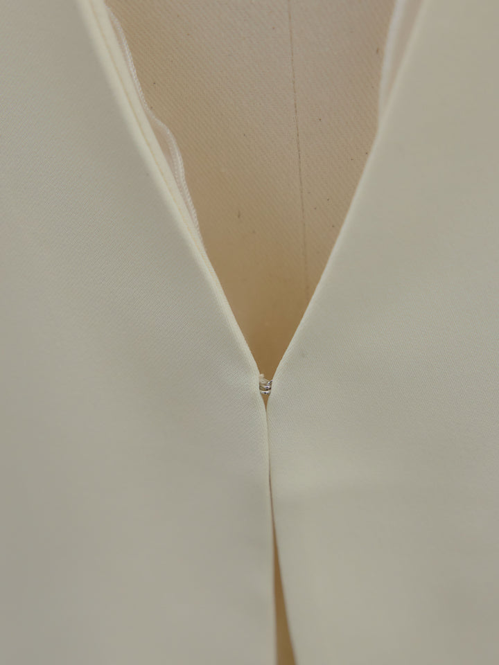 【Essential】Tulle layered over jacket