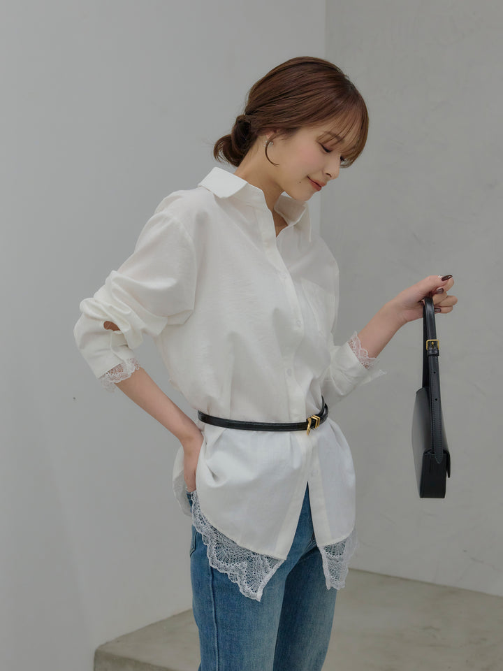 美ラインストレッチフレアデニム