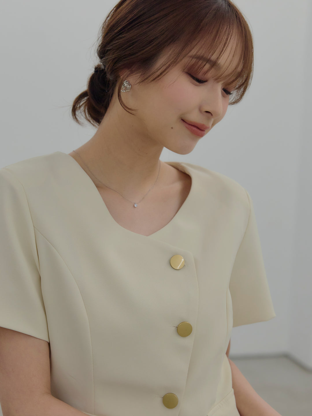 美ラインストレッチフレアデニム