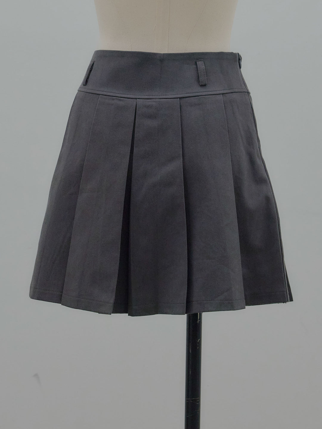 プリーツミニスカート(ベルト/インパン付き)