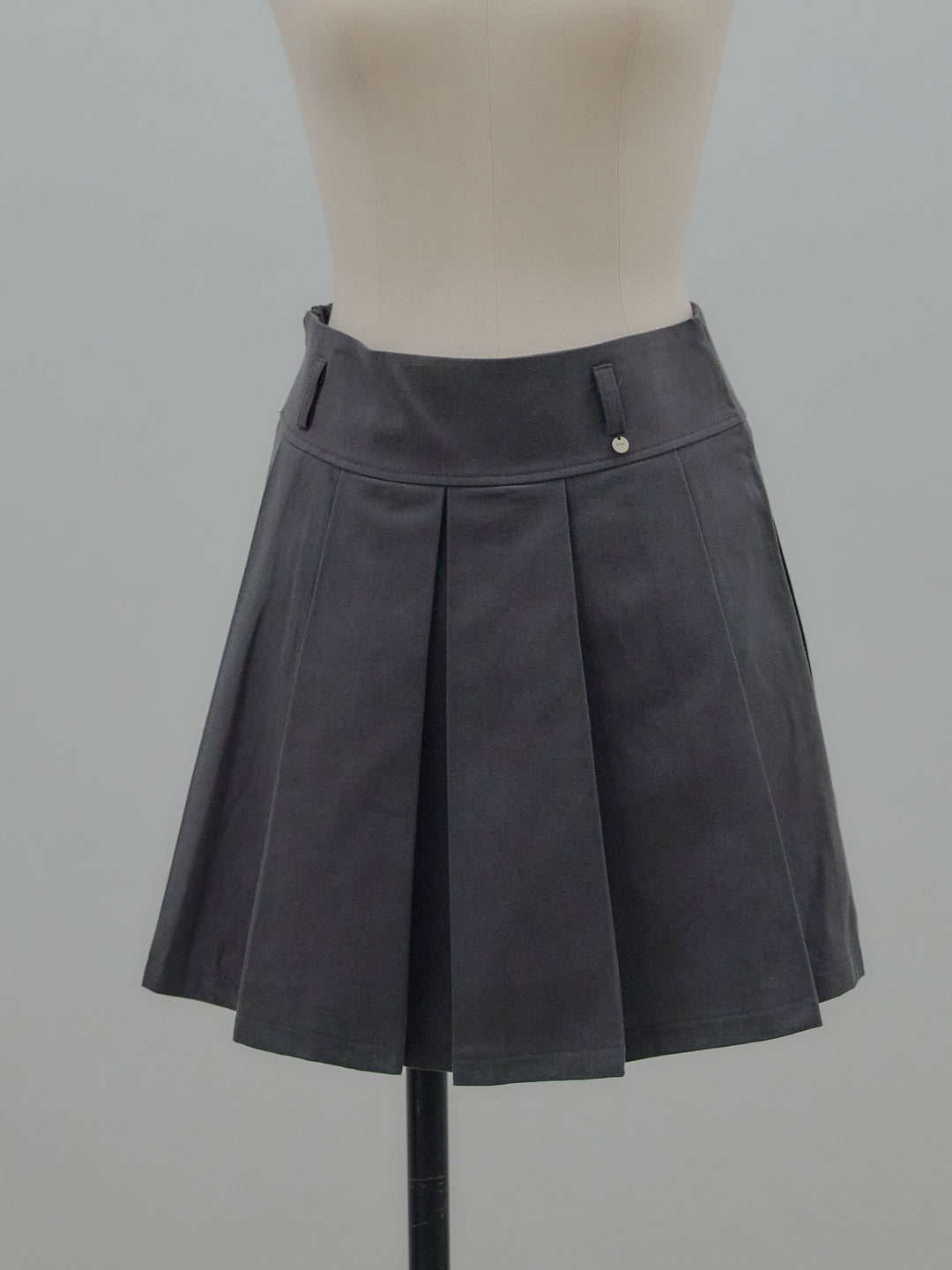 プリーツミニスカート(ベルト/インパン付き)