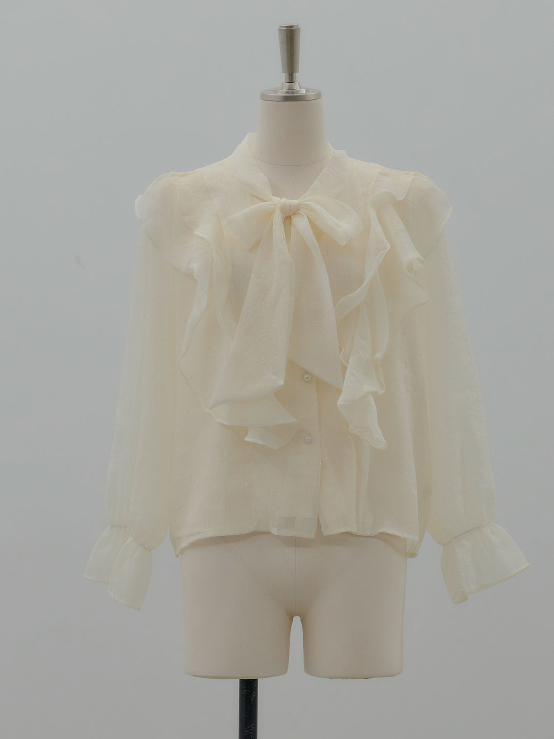 ボウタイフリルアソートブラウス
