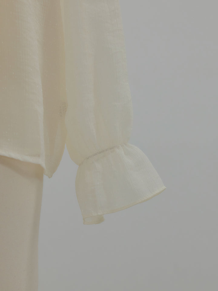 ボウタイフリルアソートブラウス