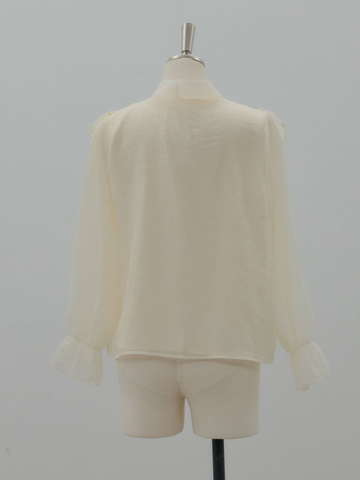 ボウタイフリルアソートブラウス