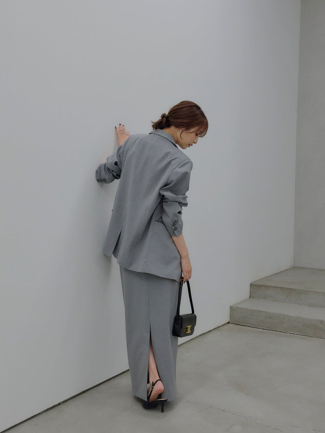 【SET】【Essential】Authentic jacket+【Essential】Authentic pencil skrt(2set)