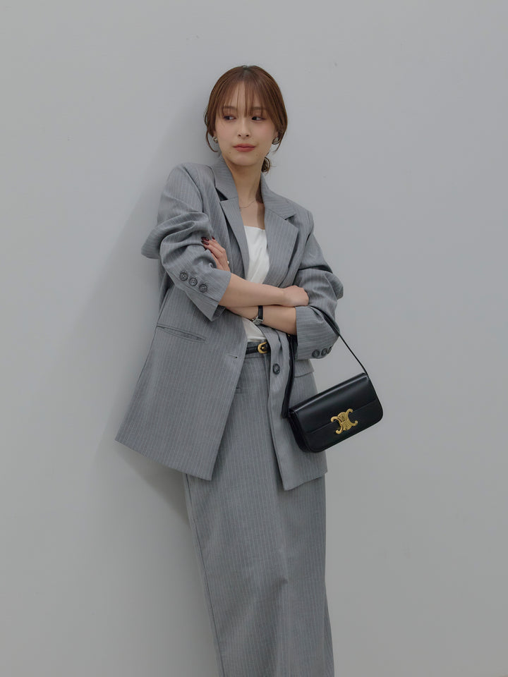 【SET】【Essential】Authentic jacket+【Essential】Authentic pencil skrt(2set)