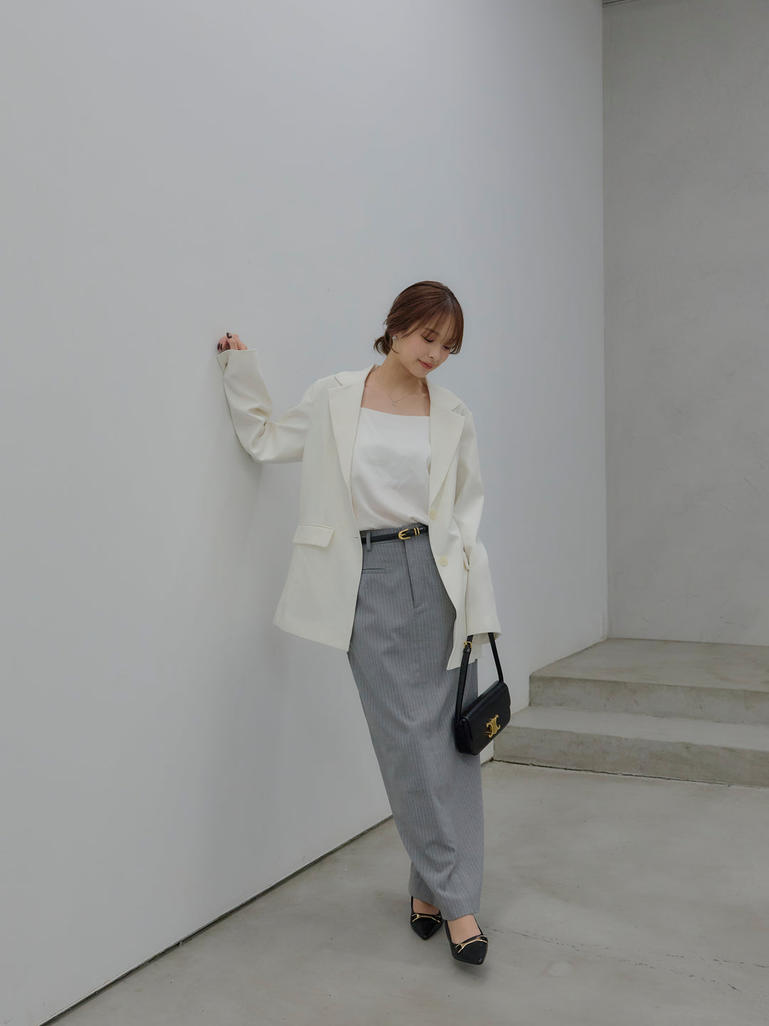 【SET】【Essential】Authentic jacket+【Essential】Authentic pencil skrt(2set)