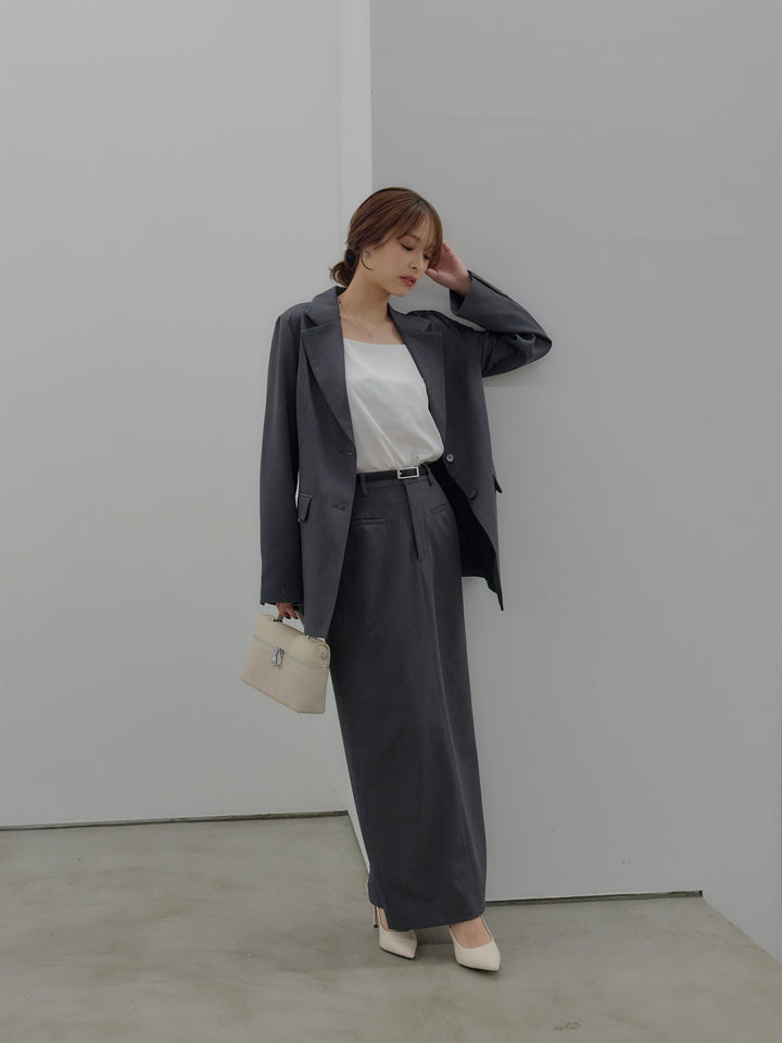 【SET】【Essential】Authentic jacket+【Essential】Authentic pencil skrt(2set)