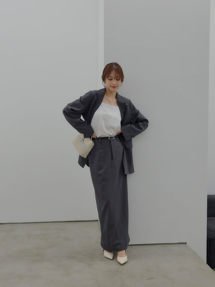 【SET】【Essential】Authentic jacket+【Essential】Authentic pencil skrt(2set)