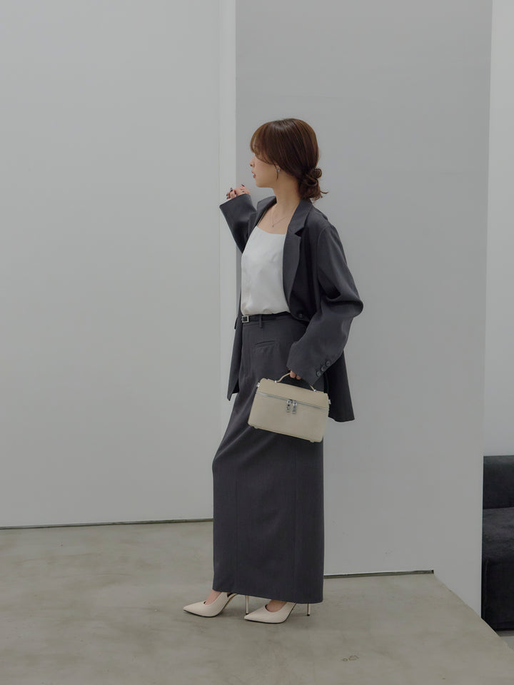 【SET】【Essential】Authentic jacket+【Essential】Authentic pencil skrt(2set)