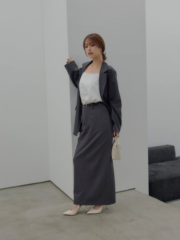 【SET】【Essential】Authentic jacket+【Essential】Authentic pencil skrt(2set)