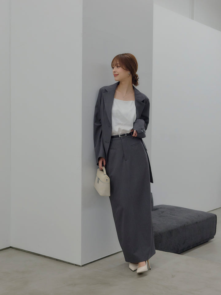 【SET】【Essential】Authentic jacket+【Essential】Authentic pencil skrt(2set)