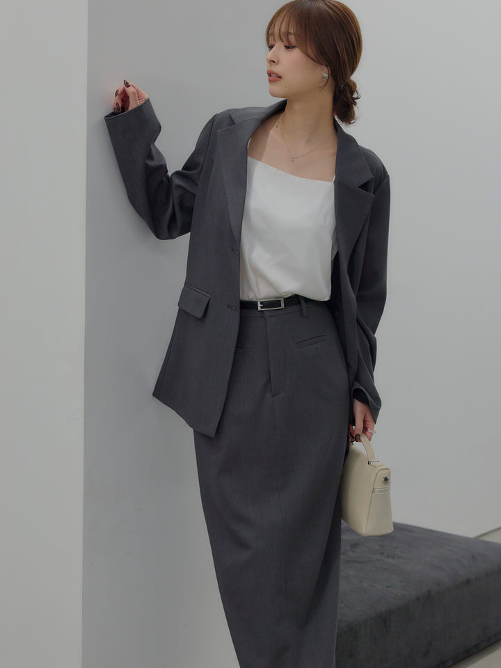 【SET】【Essential】Authentic jacket+【Essential】Authentic pencil skrt(2set)