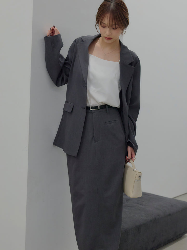 【SET】【Essential】Authentic jacket+【Essential】Authentic pencil skrt(2set)