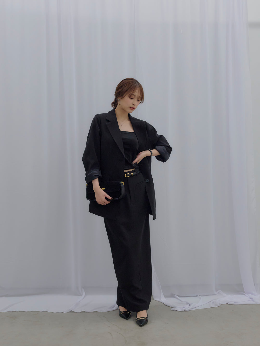 【SET】【Essential】Authentic jacket+【Essential】Authentic pencil skrt(2set)