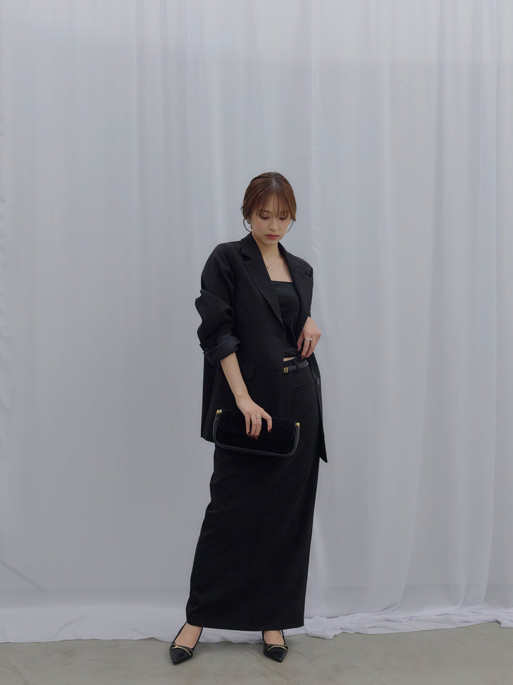 【SET】【Essential】Authentic jacket+【Essential】Authentic pencil skrt(2set)