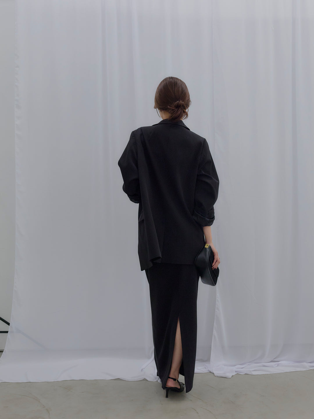 【SET】【Essential】Authentic jacket+【Essential】Authentic pencil skrt(2set)