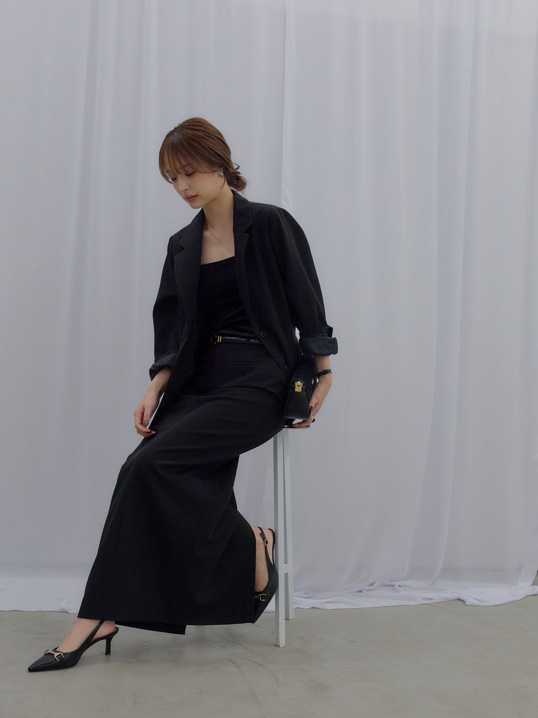 【SET】【Essential】Authentic jacket+【Essential】Authentic pencil skrt(2set)