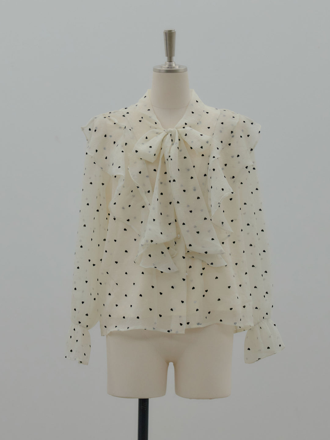 ボウタイフリルアソートブラウス