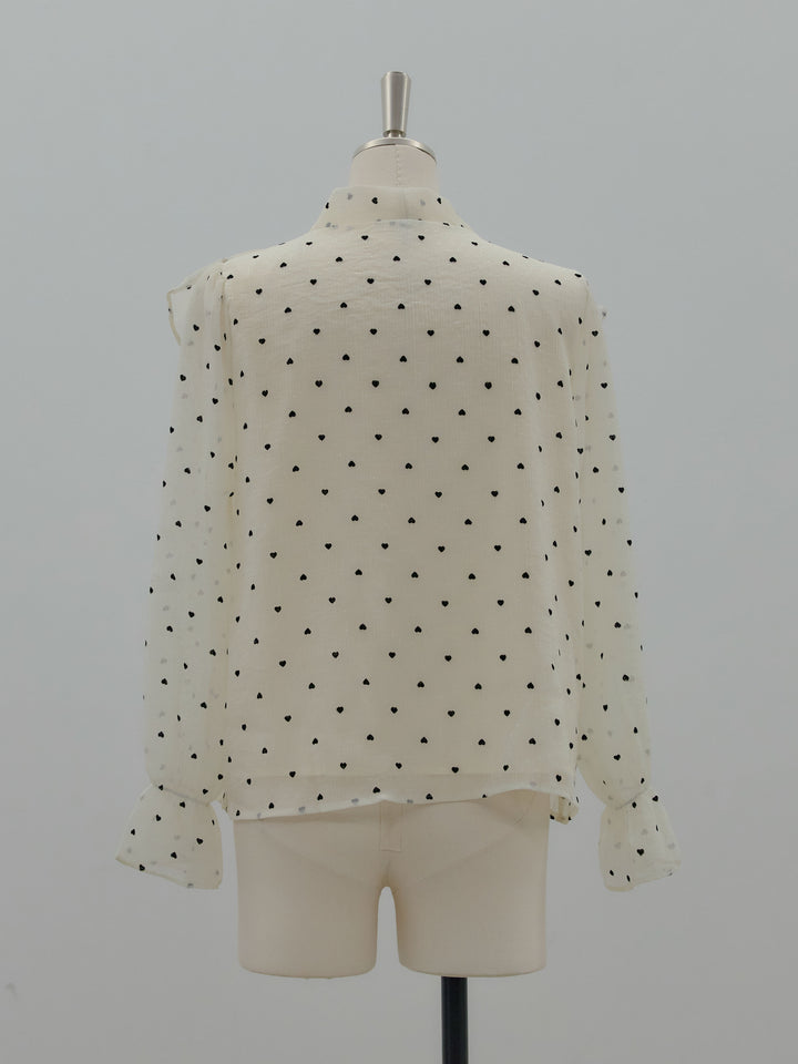 ボウタイフリルアソートブラウス