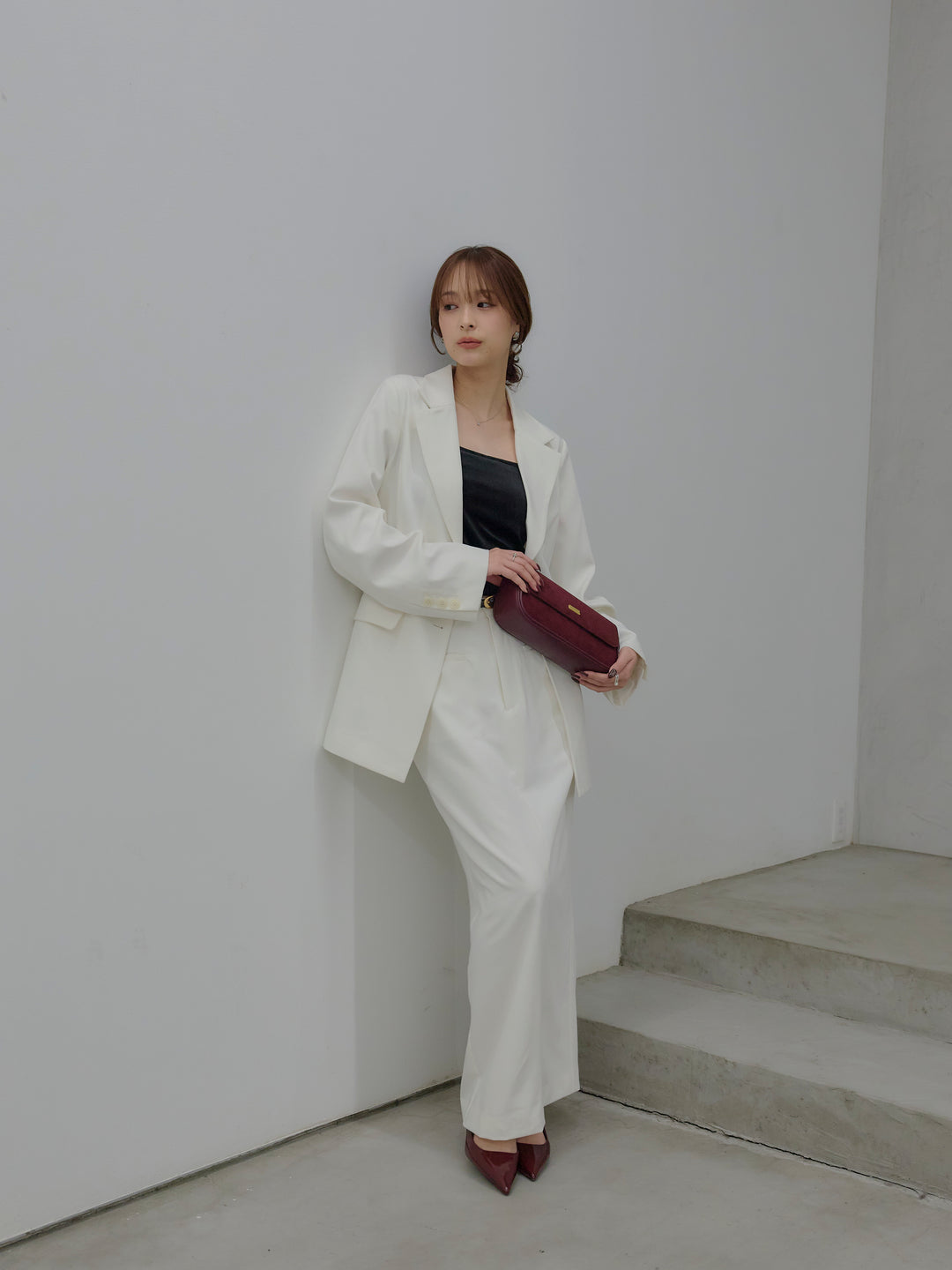 【SET】【Essential】Authentic jacket+【Essential】Authentic pencil skrt(2set)