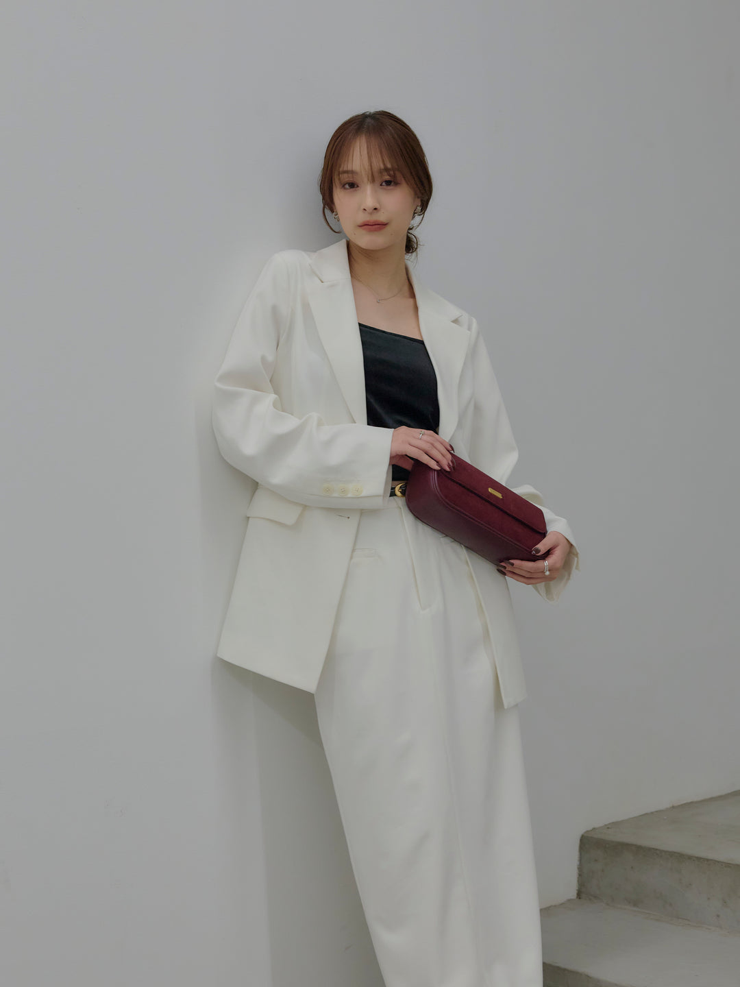 【SET】【Essential】Authentic jacket+【Essential】Authentic pencil skrt(2set)