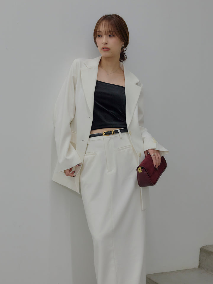 【SET】【Essential】Authentic jacket+【Essential】Authentic pencil skrt(2set)