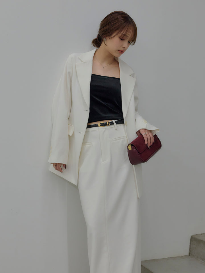 【SET】【Essential】Authentic jacket+【Essential】Authentic pencil skrt(2set)