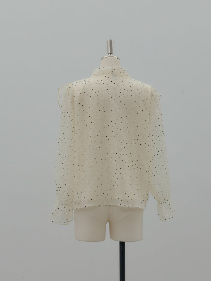 ボウタイフリルアソートブラウス