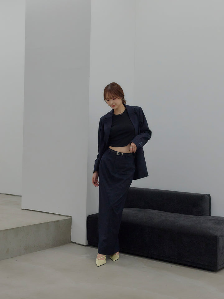 【SET】【Essential】Authentic jacket+【Essential】Authentic pencil skrt(2set)