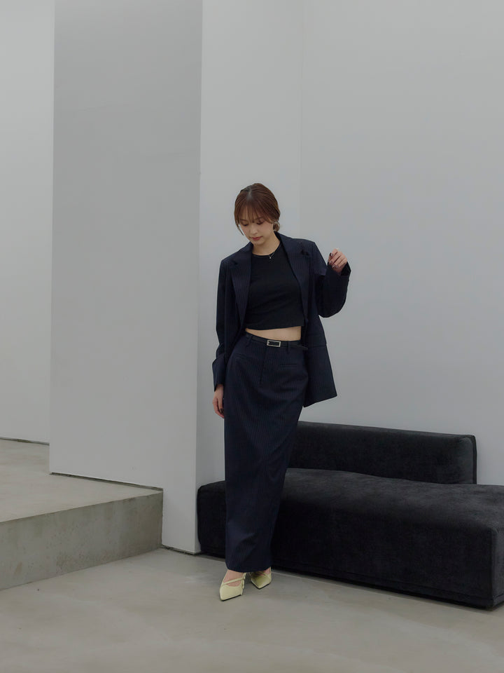 【SET】【Essential】Authentic jacket+【Essential】Authentic pencil skrt(2set)