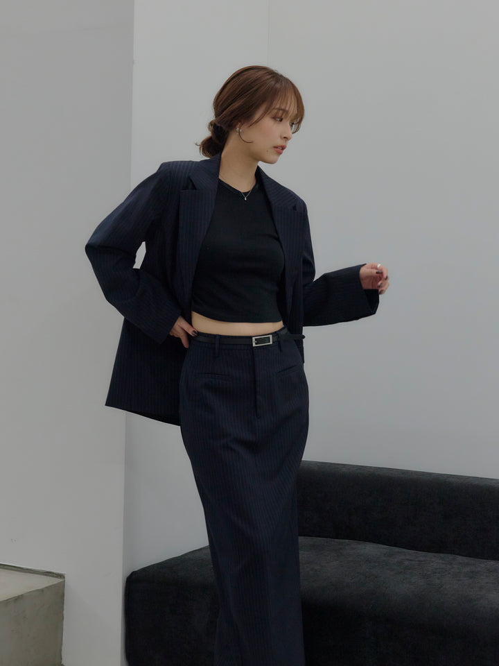 【SET】【Essential】Authentic jacket+【Essential】Authentic pencil skrt(2set)