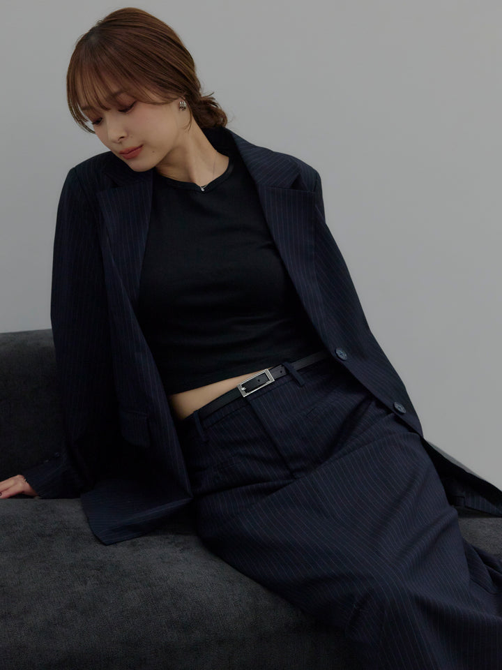 【SET】【Essential】Authentic jacket+【Essential】Authentic pencil skrt(2set)