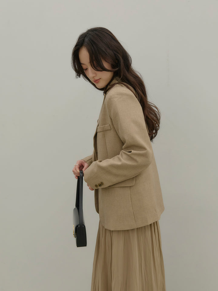 ジャケット&ベスト&プリーツスカート3 PIECES SET UP