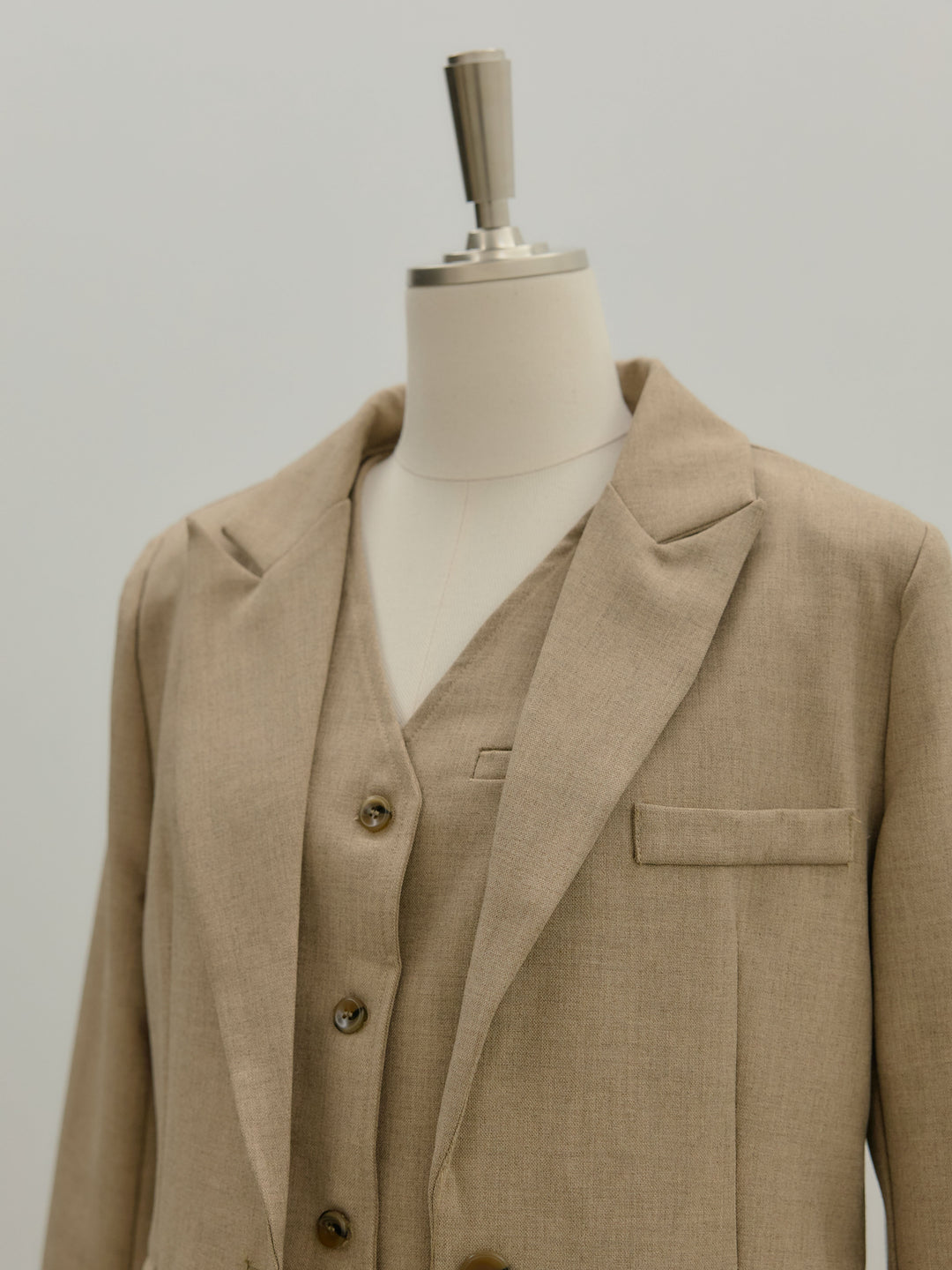 ジャケット&ベスト&プリーツスカート3 PIECES SET UP