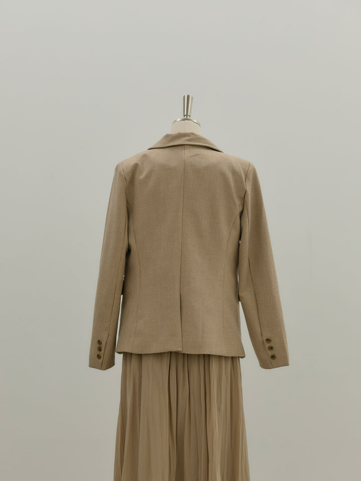 ジャケット&ベスト&プリーツスカート3 PIECES SET UP