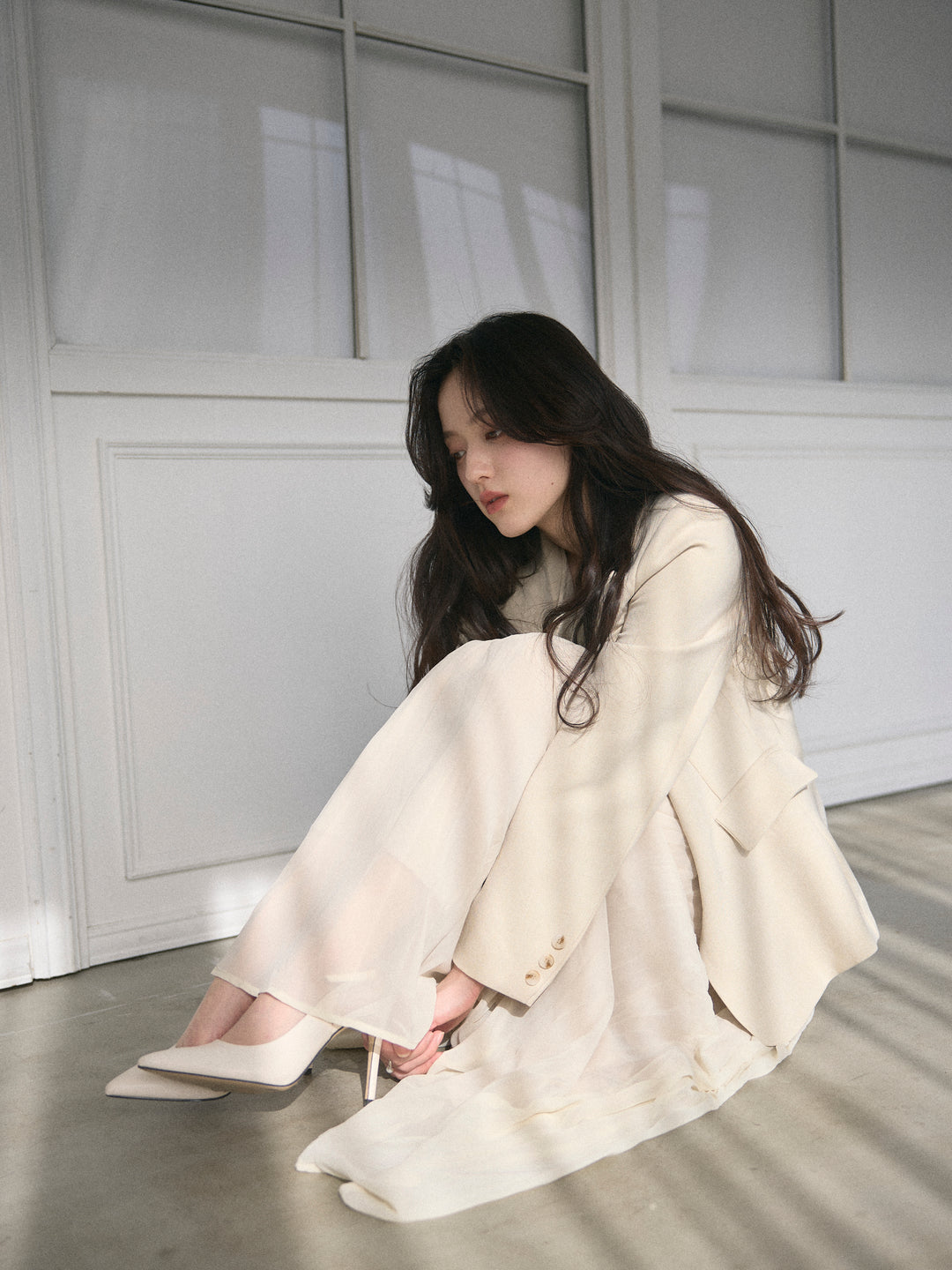 ジャケット&ベスト&プリーツスカート3 PIECES SET UP